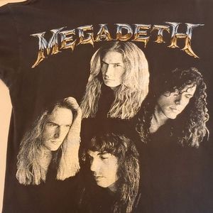 Vintage Distressed Megadeth Shirt